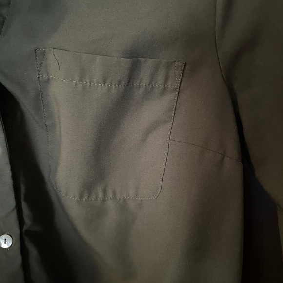 A NEW DAY | olive button down blouse - Picture 3 of 5